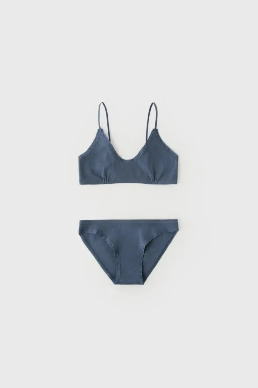 Z3D CONJUNTO TOP Y BRAGUITA LISOS PUNTILLA
