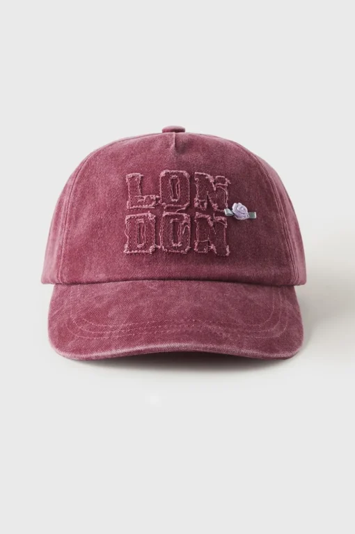 Z3D GORRA EFECTO LAVADO TEXTO BORDADO
