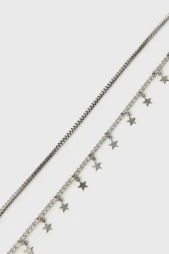 Z3D PACK DOS COLLARES CADENA Y ESTRELLAS