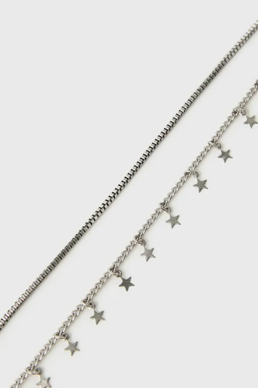 Z3D PACK DOS COLLARES CADENA Y ESTRELLAS