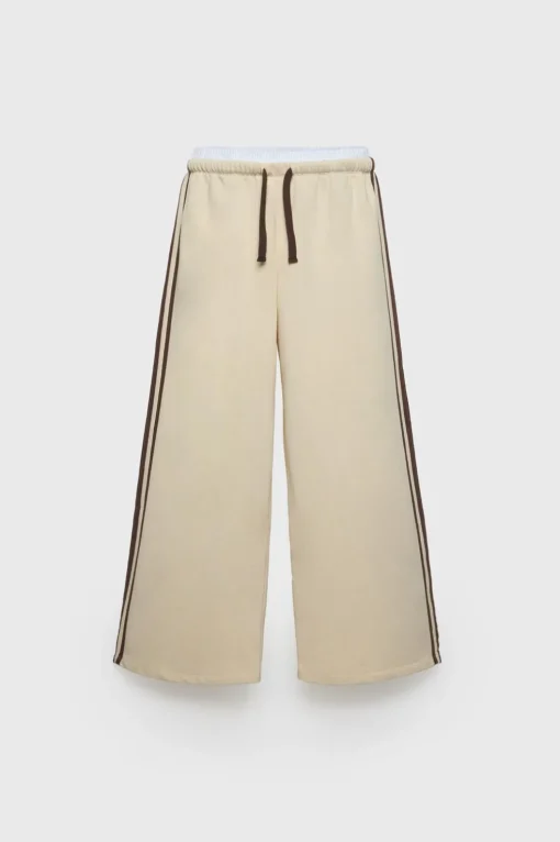Z3D PANTALÓN FELPA DOBLE CINTURILLA BANDAS