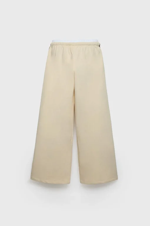 Z3D PANTALÓN FELPA DOBLE CINTURILLA BANDAS