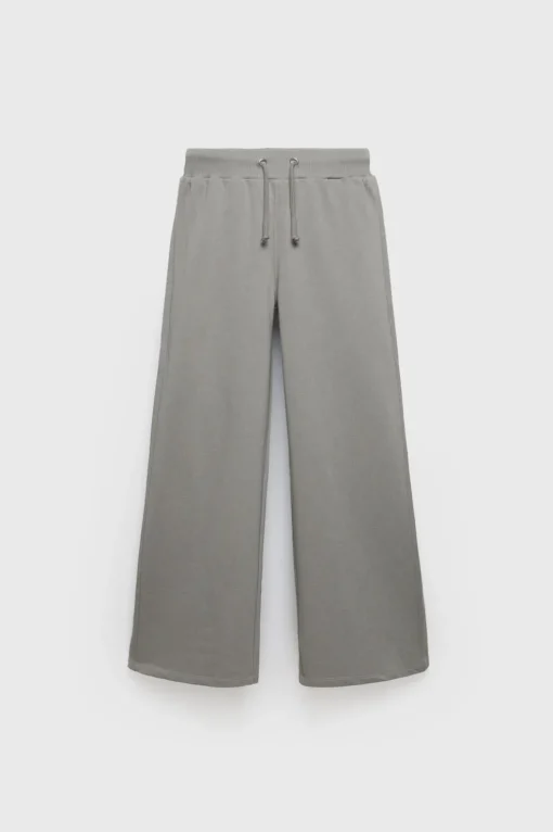 Z3D PANTALÓN FELPA WIDE LEG