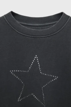 Z3D SUDADERA ESTRELLA TACHAS
