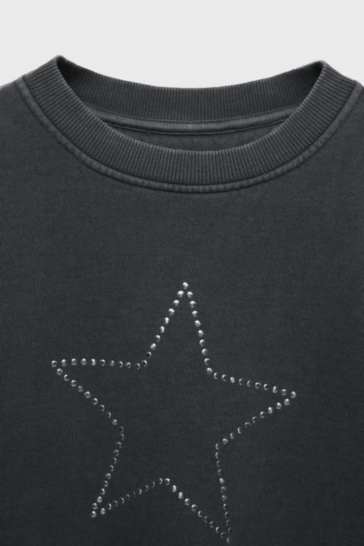 Z3D SUDADERA ESTRELLA TACHAS