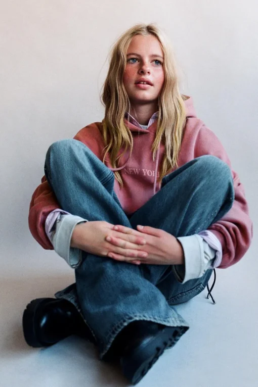 Z3D SUDADERA OVERSIZE TEXTO