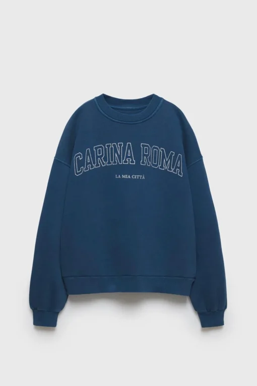 Z3D SUDADERA TEXTO BRILLO